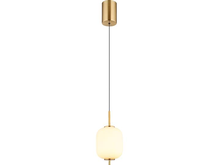 Suspension 1 flamme or verre\, Ø13\,5cm