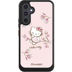 Nivocase Hülle für Samsung Galaxy A54 5G Handyhülle NIVOcore Case Schwarz Fanartikel Hanami Hello Kitty (Samsung Galaxy A54 5G), Smartphone Hülle, Schwarz