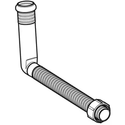 Geberit Überlaufbogen lang 241718001 Uniflex PushControl