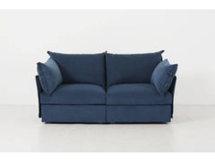 Zweisitzer-Sofa Model 06, Blaugrün