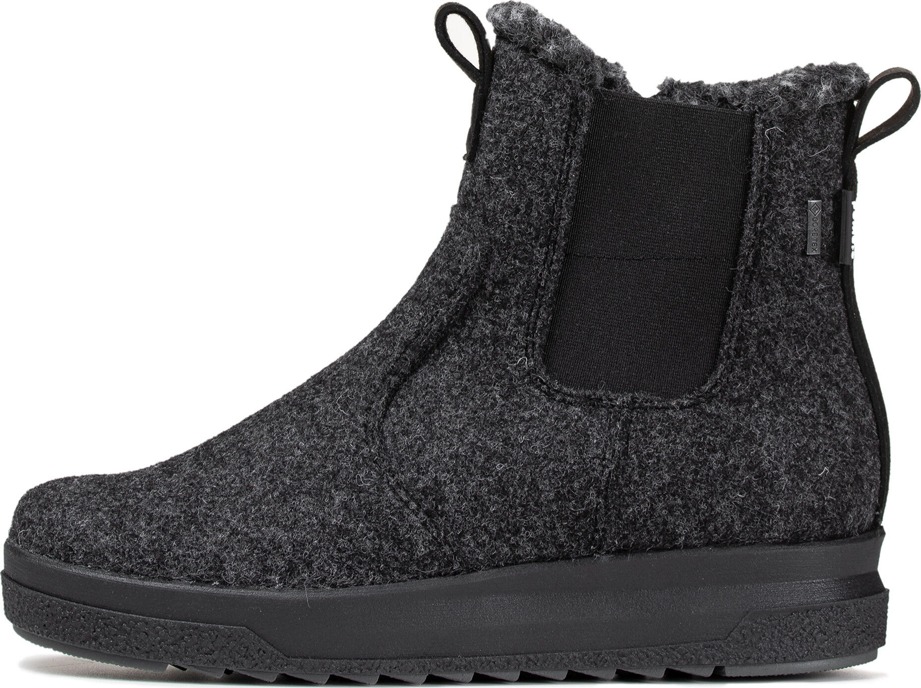 Pomar Women´s Kevo GORE-TEX Ankle Boot Granit Felt/black Micro 36