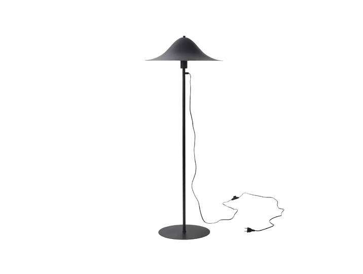 Pholc Lampadaire Hans 130 noir mat