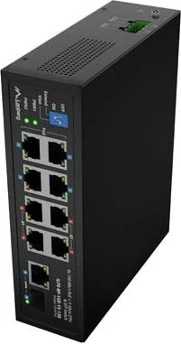 Lanberg Switch ILFE-8P-1GE-1S-120 Light Indus. PoE 4xBT 4xAT