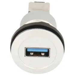 Schlegel USB-Einbaubuchsen 2.0 Buchse, Einbau RRJ USB3 AB Inhalt: 1 St., Elektronikkabel + Stecker, Silber