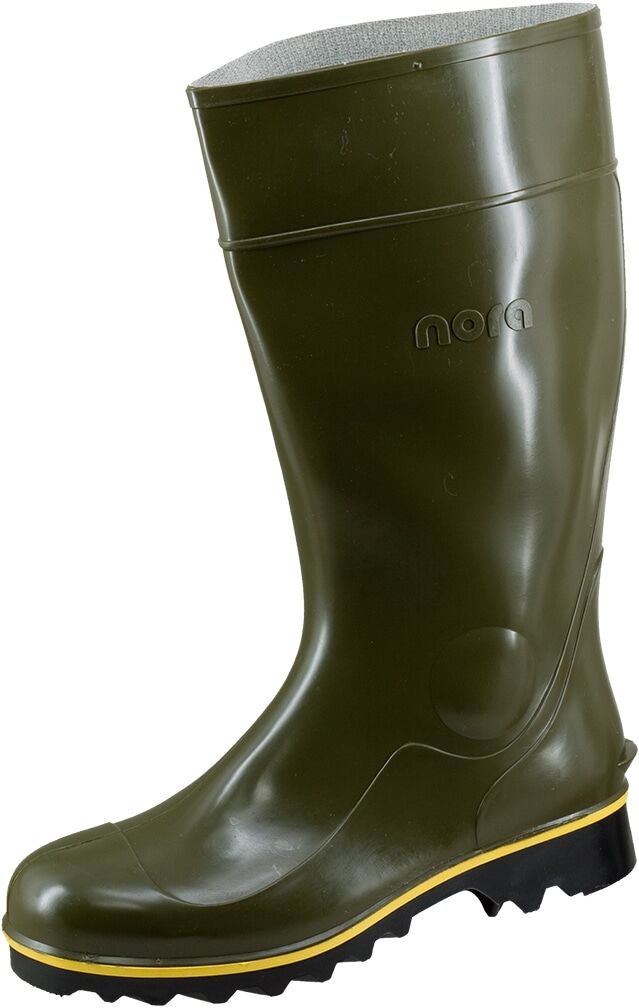 Gummistiefel NORA "Nora JAN Arbeitsstiefel", Damen, Gr. 37, grün, Obermaterial: 100% PVC PVC., Schuhe Gummistiefel