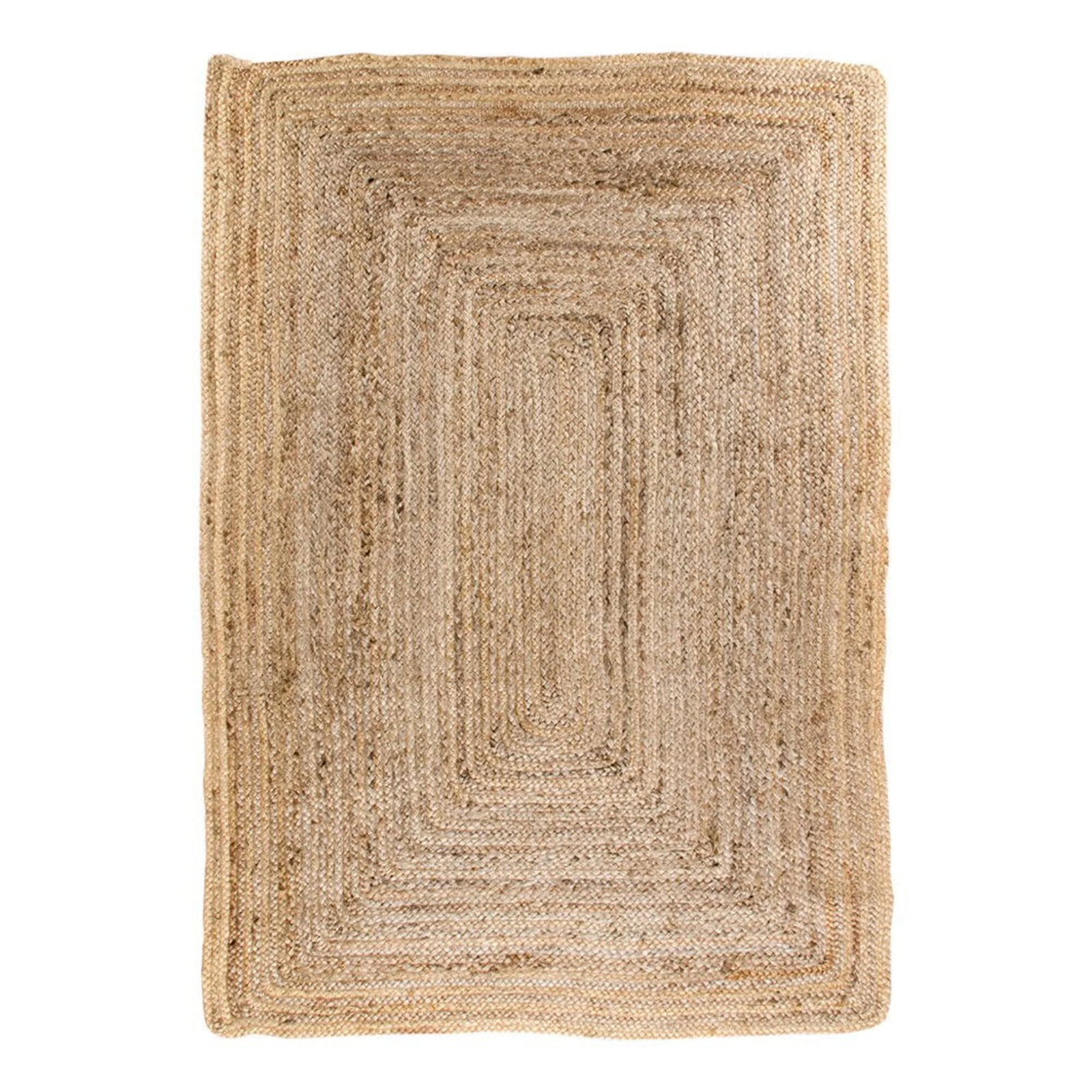 QUVIO Gevlochten Jute Vloerkleed - Naturel - Breedte: 180 cm, Lengte: 240 cm