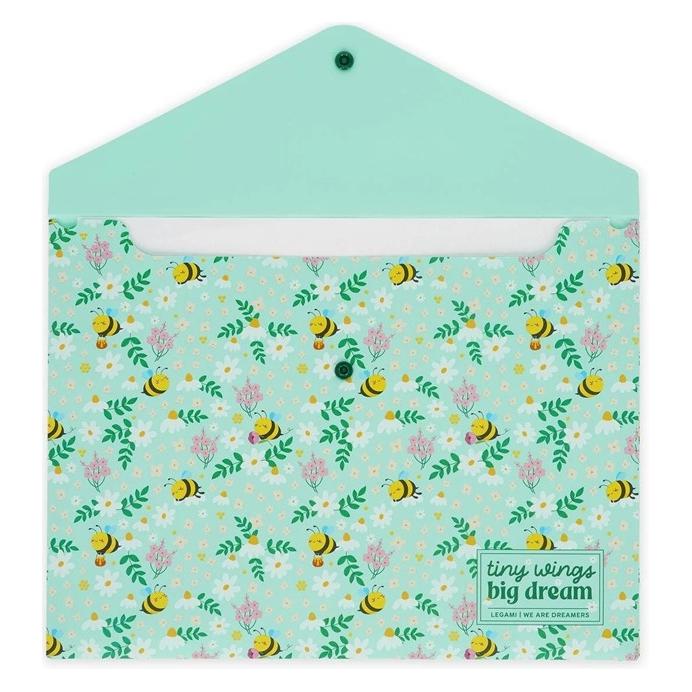 Legami Fold & Order Dokumentenmappe Bee, Aktenmappe, Dokumententasche, A4, PFB0002 (A4, 1x) (VPFB0002)