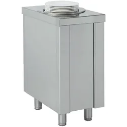 Selbstbedienungsspendermöbel 1 neutraler brunnen 45 teller - 400x700x850 mm - 10927410 Eurast