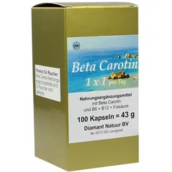 BETA Carotin 1x1 pro Tag Kapseln 100 St