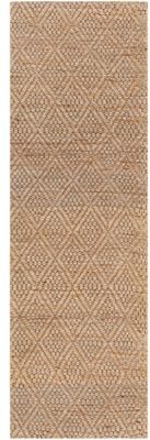 Livabliss Artistic Weavers Barrow Diamond Bohemian Jute Area Rug