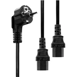 MicroConnect, Verlängerungskabel, Netz-Splitter (1.80 m, CEE 7/4)