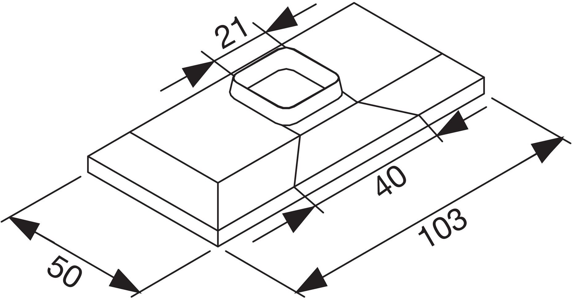 Zehnder Abdeckplatte FK für Wand- und Bodenplatten, Montagezubehör, 753050, weiß