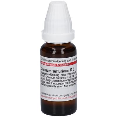 Chininum Sulfuricum D 6 Dilution 20 ml