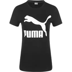 Puma, Damen, Sportshirt, Classics Logo Tee (S), Schwarz