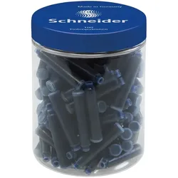 Schneider, Ersatzpatronen + Tintenfass, Tintenpatrone (Blau)
