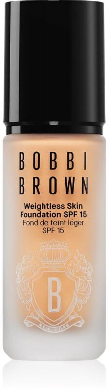 Bobbi Brown Weightless Skin Foundation SPF 15 Mini long-lasting mattifying foundation with moisturising effect shade Honey 13 ml