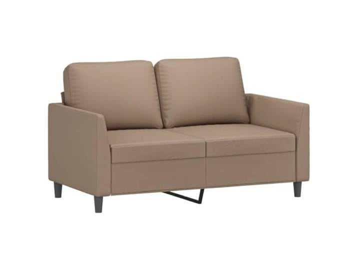 vidaXL 2-Sitzer-Sofa Cappuccino-Braun 120 cm Kunstleder