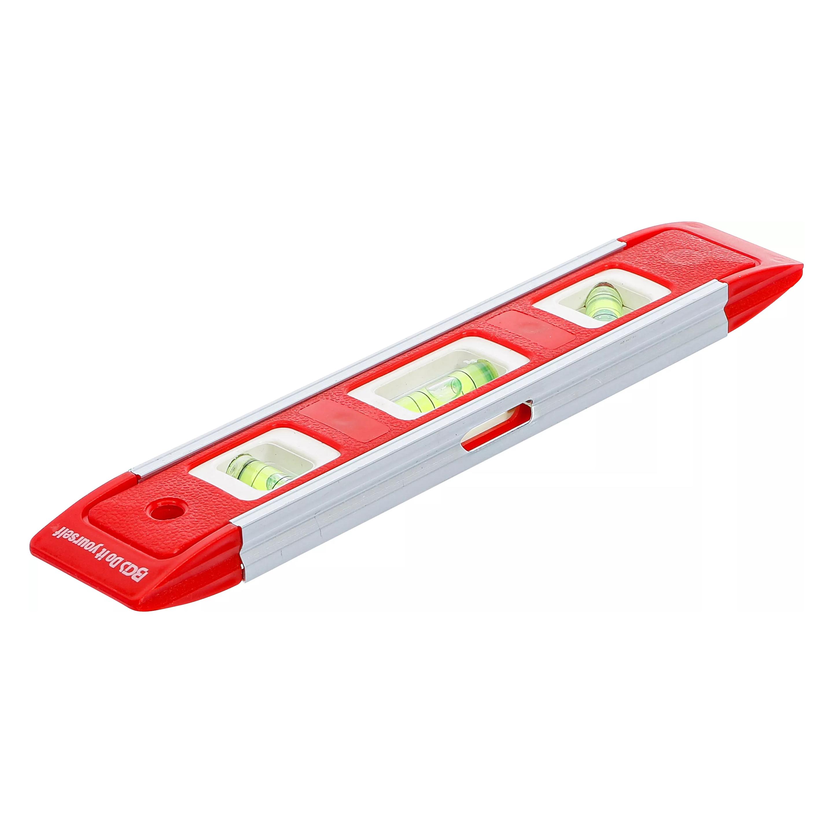 BGS Torpedo-Wasserwaage mit Magnet 3 Libellen 230 mm (23 cm) (50868)