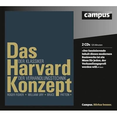 Das Harvard-Konzept - Bruce M. Patton,William L. Ury,Roger Fisher, CD, 9783593389950