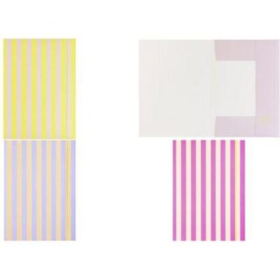 Sammelmappe Neon Stripes pink