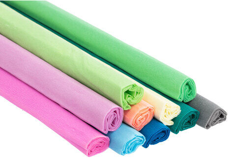 folia Krepp-Papier "Trend", 50 cm x 2 m, 10 Rollen