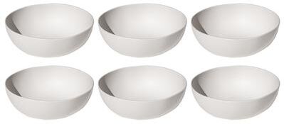"Abode Homewares Natureone Craft Coupe Dinner Bowl - White - 7.1"" - Set of 6"