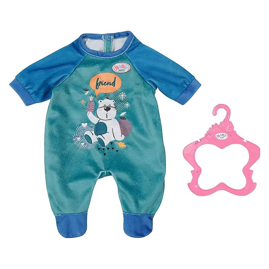 Zapf Creation BABY born Strampler Blau, 43cm (833629)