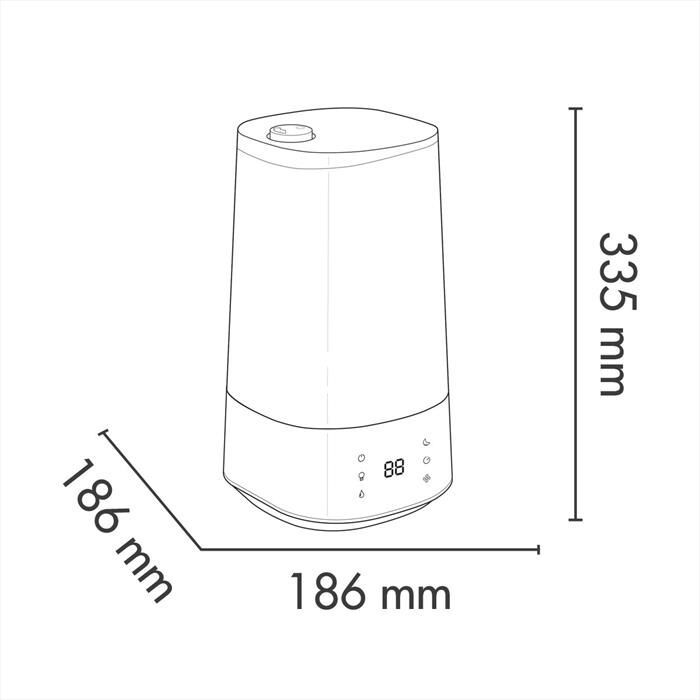 Argo Umidificatore Hydro Pury Wf-bianco