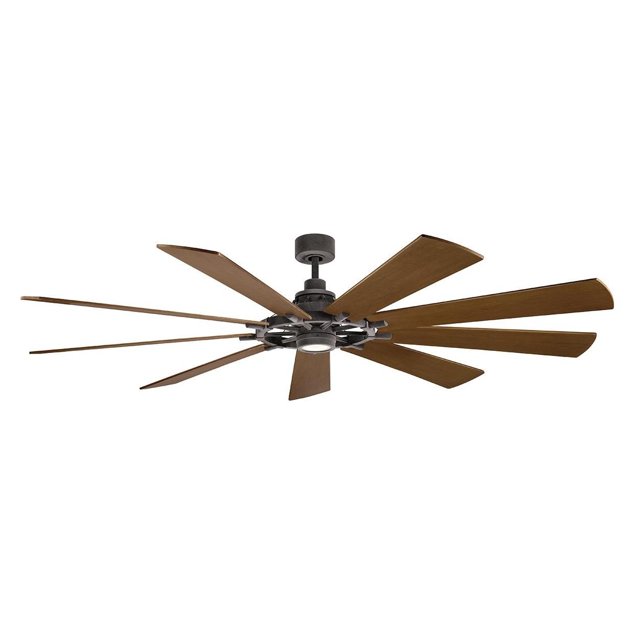 Elstead Lighting Gentry XL leiser Deckenventilator mit LED Licht Ø216cm DC-Motor Holz + Fernbedienung (32836461)