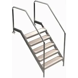 Eichenwald Pooltreppe Modell 13 Treppe Stufenbreite 1000mm Beckentiefe 1380mm 6 Stufen