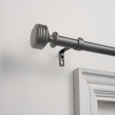 The Gray Barn Dreamweaver 1-inch Curtain Rod and Finial Set