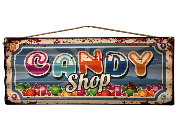 Plaque rectangulaire ''Candy''