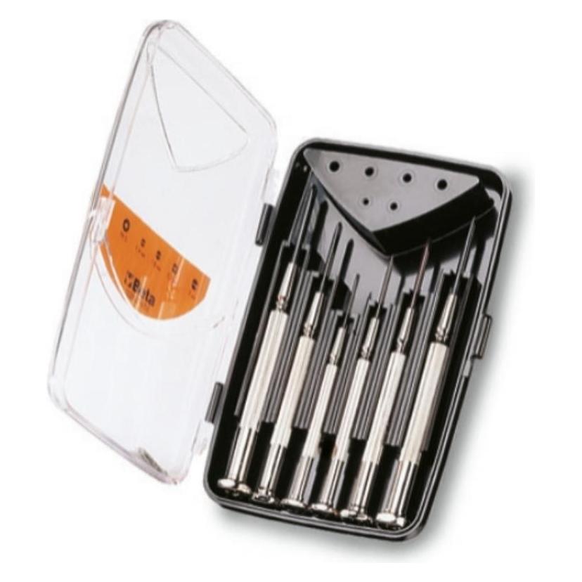 Beta Tools SATZ PRÄZISIONSSCHRAUBENDREHER 1229LP+1229PH 6PCS 1229LPH/A6 BETA UTENSILI SPA (Schlitz) (1229LPH/A6)