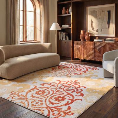 SAFAVIEH Adirondack Roxy Damask Floral Distressed Rug