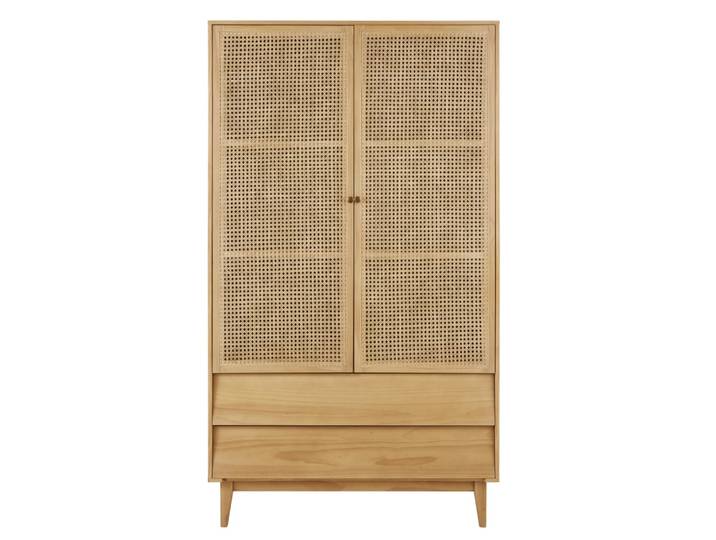 Armoire avec cannage en rotin, L105 cm