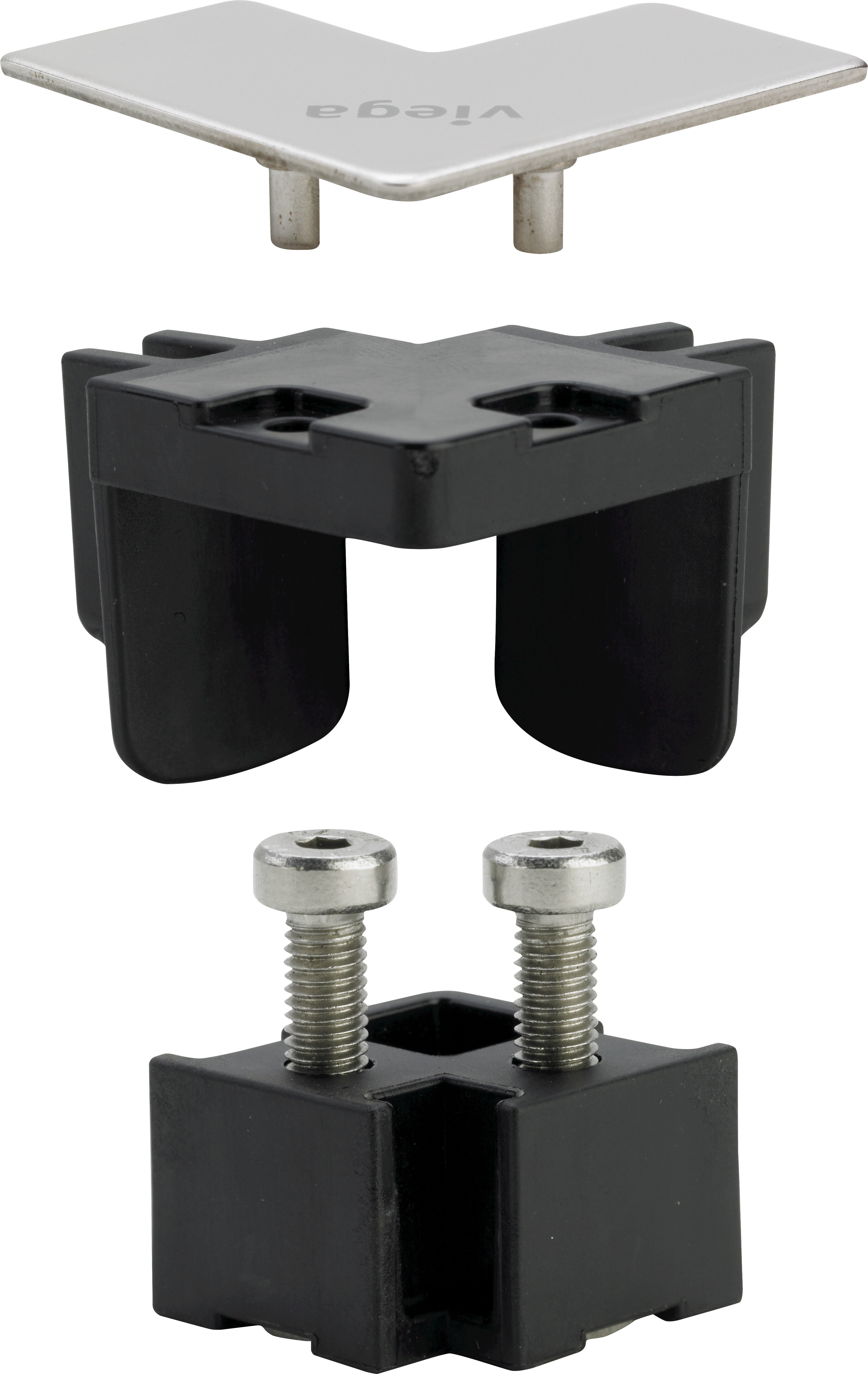 Viega Advantix Vaio set d'accessoires 711771 Inox , noir, 4965.51