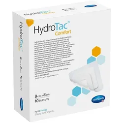 HYDROTAC comfort Schaumverband 8x8 cm steril 10 St