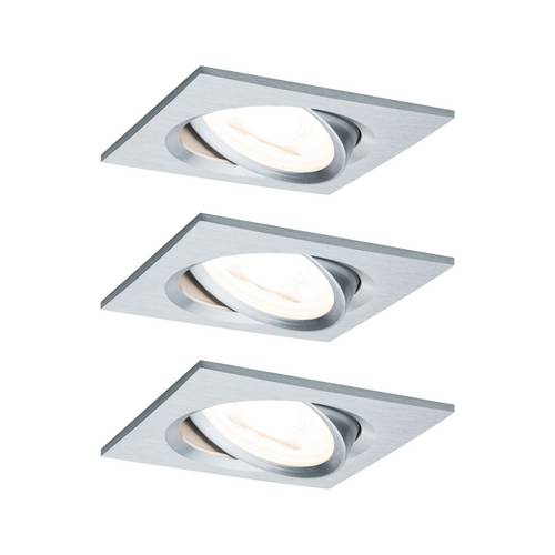 Paulmann 93492 Einbauleuchte 3er Set 18W Aluminium (gedreht)