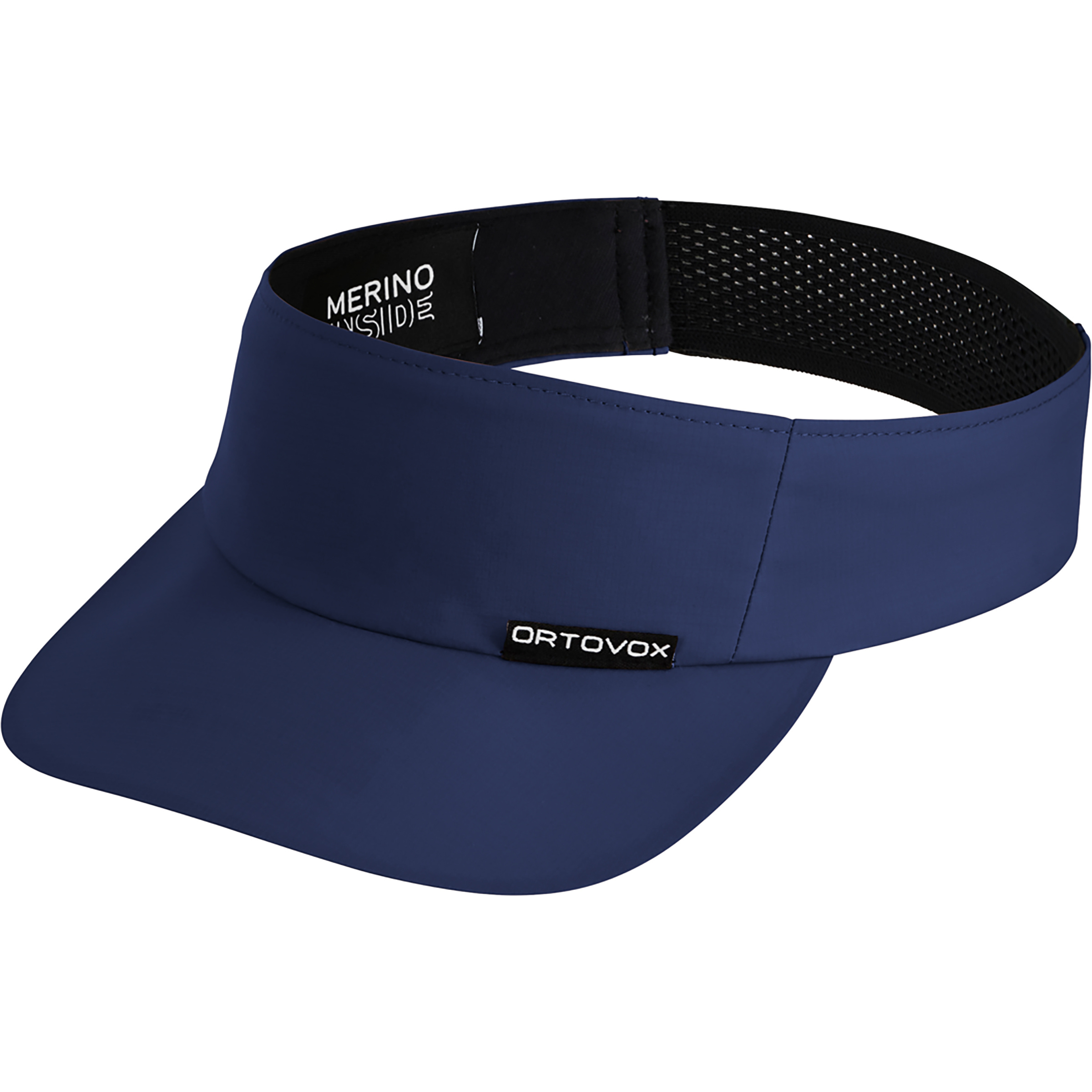 Ortovox Fast Mountain Visor Cap Basecaps blau Trekking Hautfreundlich Merinowolle | Lyocell (Tencel)