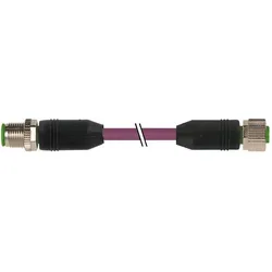 Murr Elektronik 7000-40531-8031000 Sensor-/Aktor-Steckverbinder, konfektioniert, Elektronikkabel + Stecker, Violett