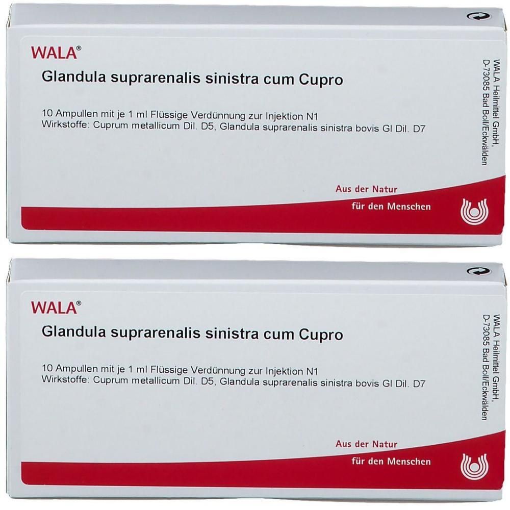 Glandula Suprarenalis sinistra cum Cupro Ampullen 2x 2x10x1 ml