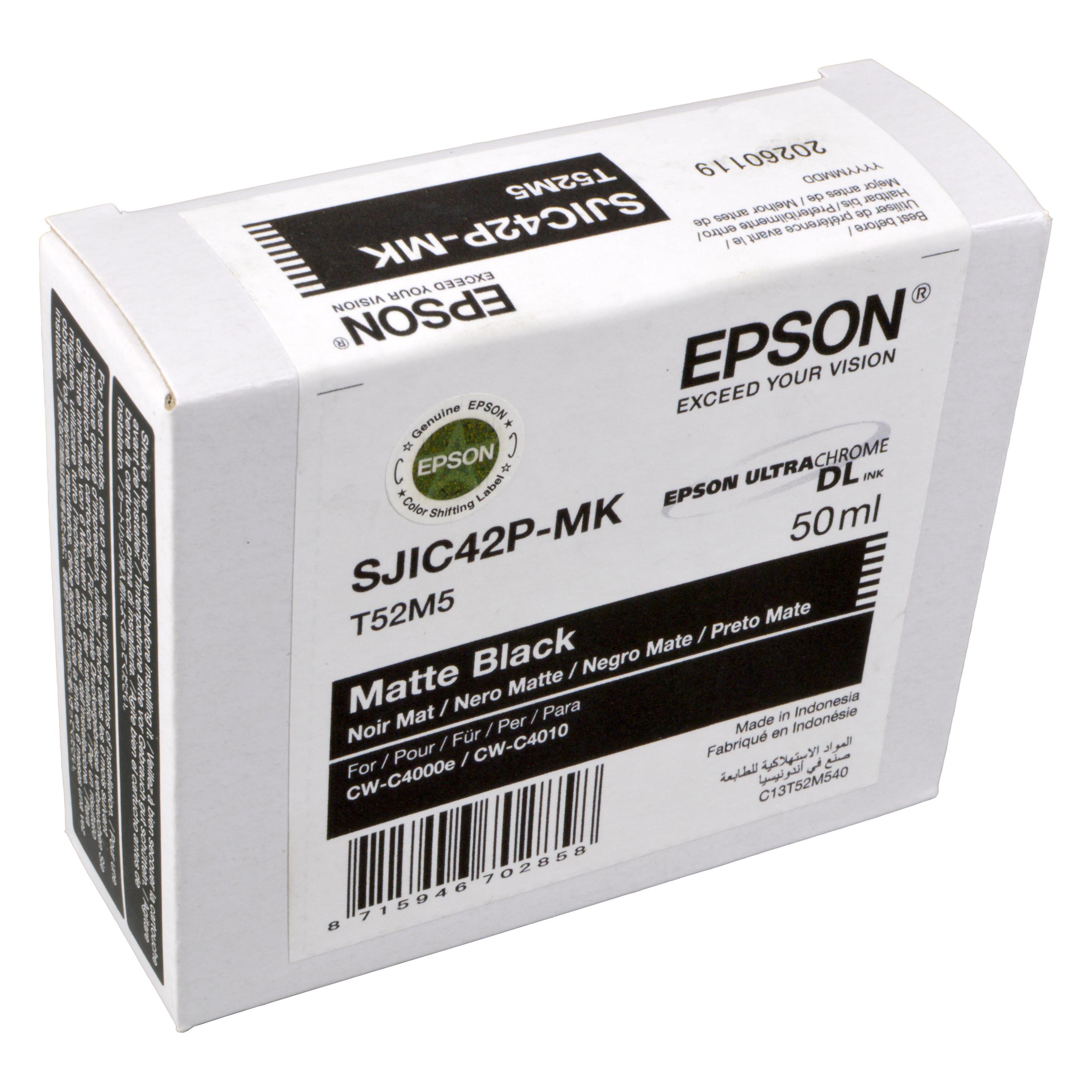 Epson SJIC42P-MK CARTRIDGE (BK) (C13T52M540)