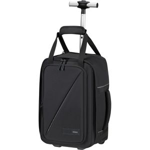 AmericanTourister Business-Trolley Take2Cabin, 20 Liter, mit Rucksackfunktion, 2 Rollen, Weichschale, schwarz