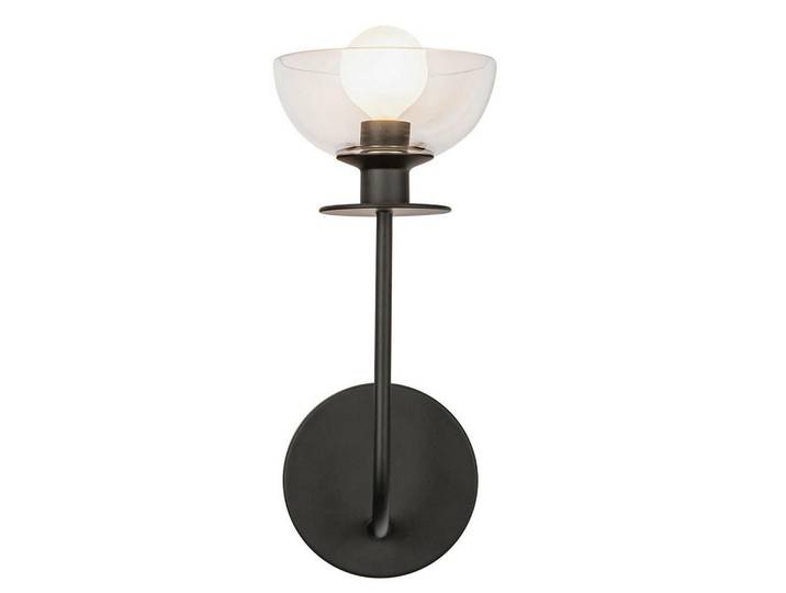 Elstead Lighting Wandleuchte, Goldfarben, Metall, Glas, 29.2 cm, RoHS, CE, Lampen & Leuchten, Innenbeleuchtung, Wandlampe, Wandlampen