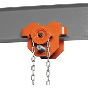 Unicraft Laufkatze HFW 5, 6171805, 5t Tragkraft, Haspelfahrwerk, Breite 90 - 220mm