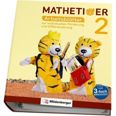 Mathetiger 2 – Arbeitsblätter zur individuellen Förderung und Differenzierung, Zubehör von Thomas Laubis,Eva Schnitzer, Mildenberger Verlag GmbH,