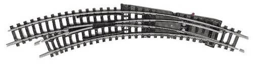 MiniTrix T14956 N Gleis Bogenweiche, links 42° 194.6 mm, 228.2mm 1St.