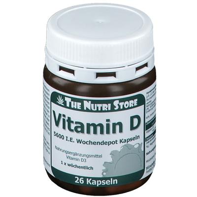 Vitamin D 5600 I.e. Wochendepot Kapseln 26 St