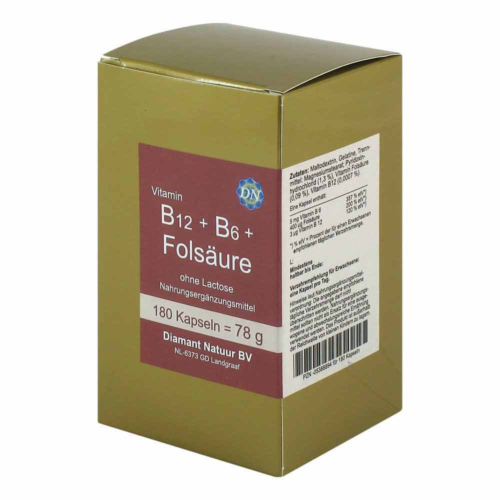 FBK-Pharma GmbH B12 + B6 + Folsäure ohne Lactose Kapseln 05388894