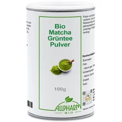 Bio Matcha Grünteepulver Allpharm 100 g